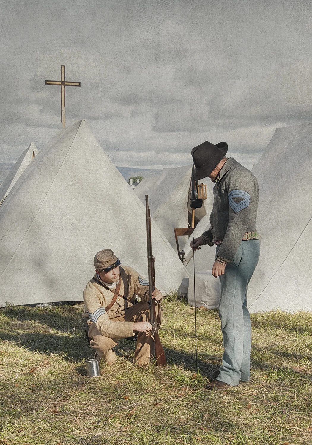 Gun and Cross