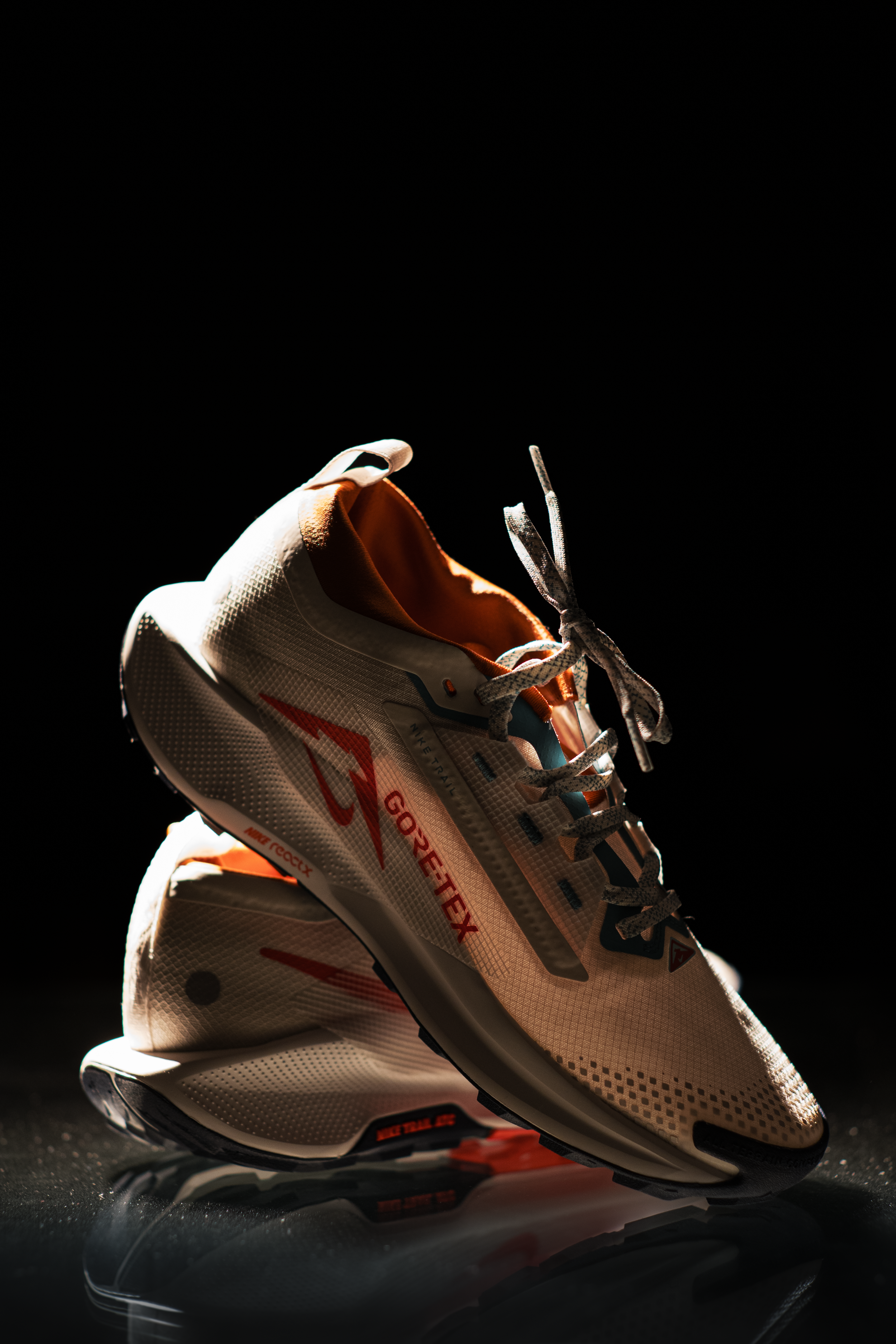  I’ve never been much of a product photographer, but this colour way for the Nike Pegasus Trail 5 GTX really got my attention. Plus, I just got a fresnel lens attachment for my lights and thought I'd put both through their paces (the shoes won't be c