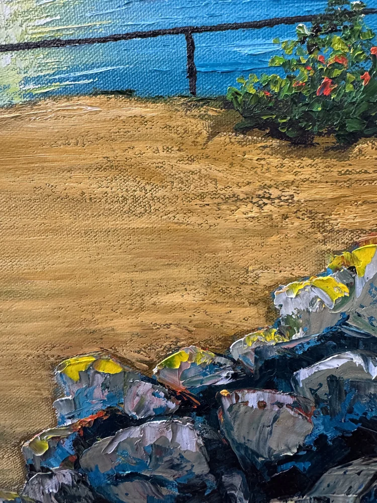 絵画　Pines' Evening Seaside Escape — Edna Pines