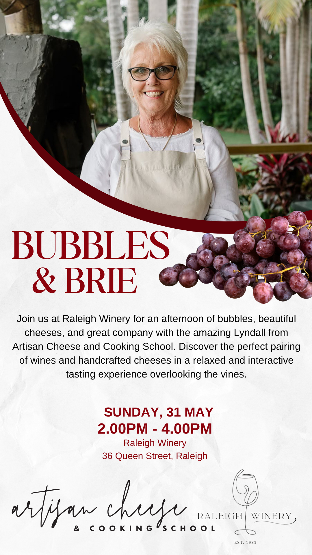 Bubbles and Brie at the Raleigh Winery