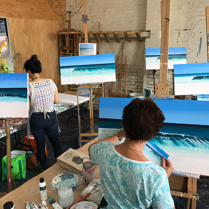 Genevieve Montgomerie West Australian Seascape Artist Perth Artwork