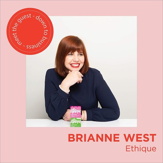 Our second podcast episode is out now! 🌟

This weeks episode of Down to Business features Brianne West, the incredible founder and CEO of the world&rsquo;s first zero waste beauty brand, @ethiqueworld. 
Brianne founded @ethiqueworld as student at th