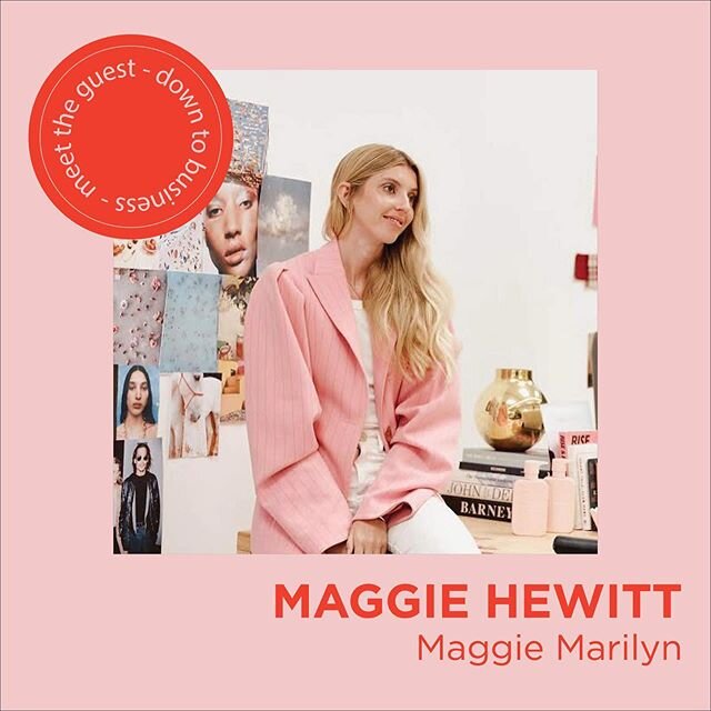 Listen in to this week's episode of the Down to Business podcast to get to know Maggie Hewitt, the inspirational Founder and Creative Director of Maggie Marilyn! 🤩

@maggiemarilyn is an amazing New Zealand-based fashion brand taking the world by sto