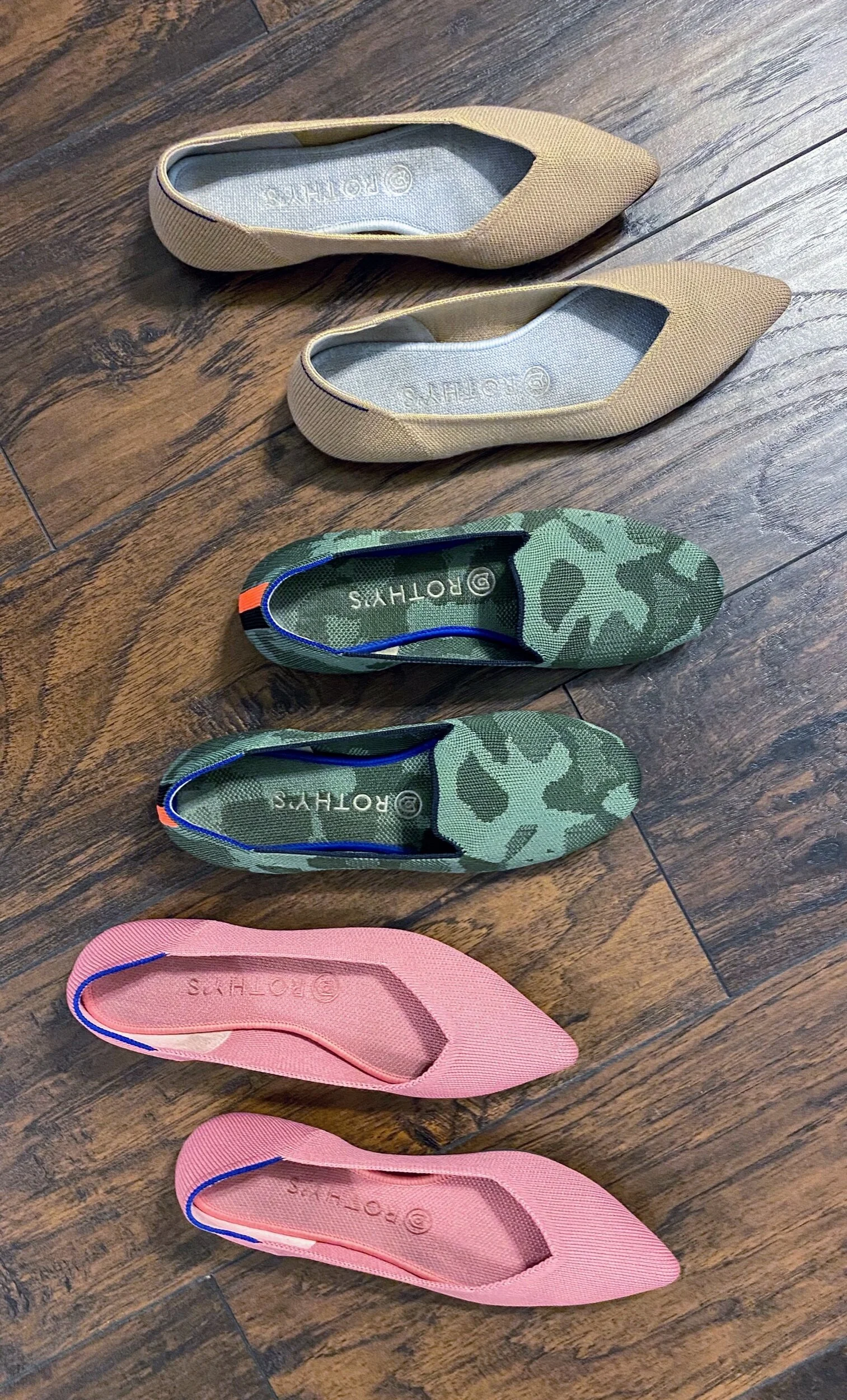 rothy camo loafer