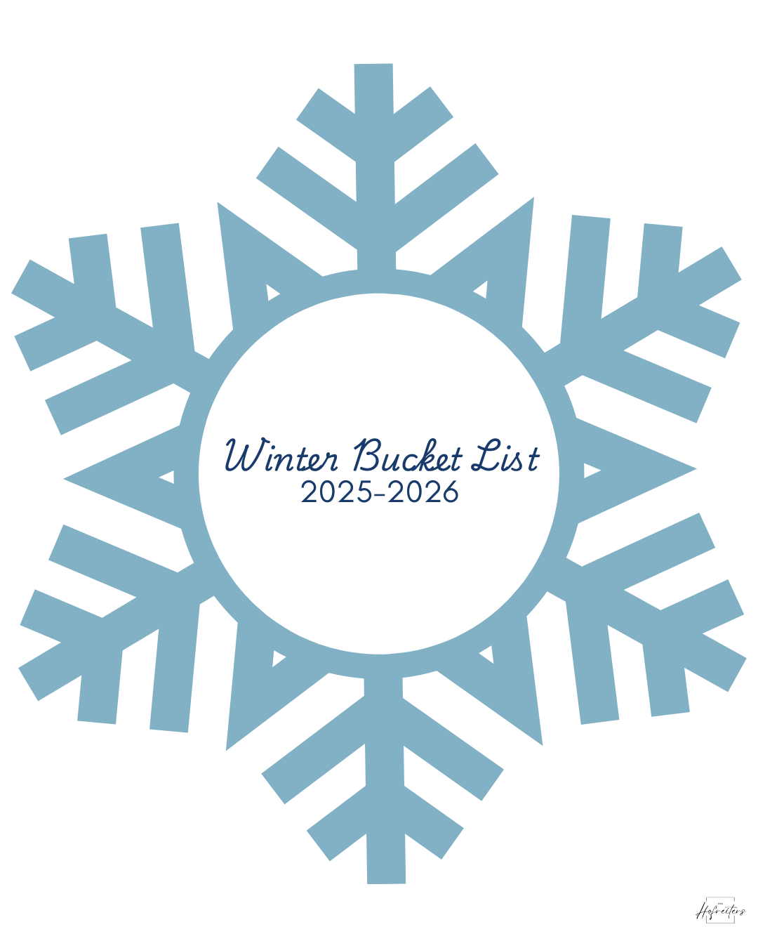 Winter Bucket List 2025-2026