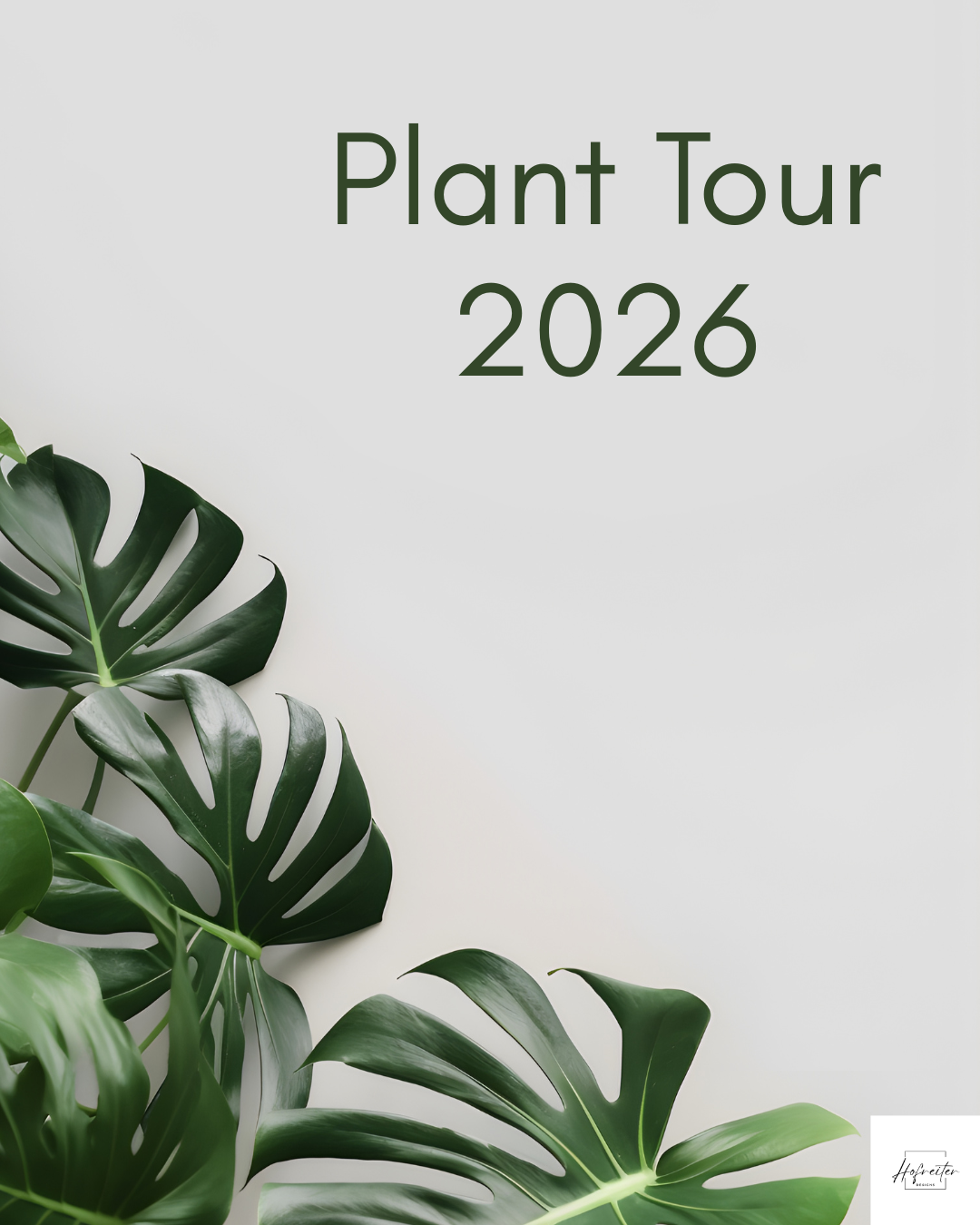 Plant Tour October 2026