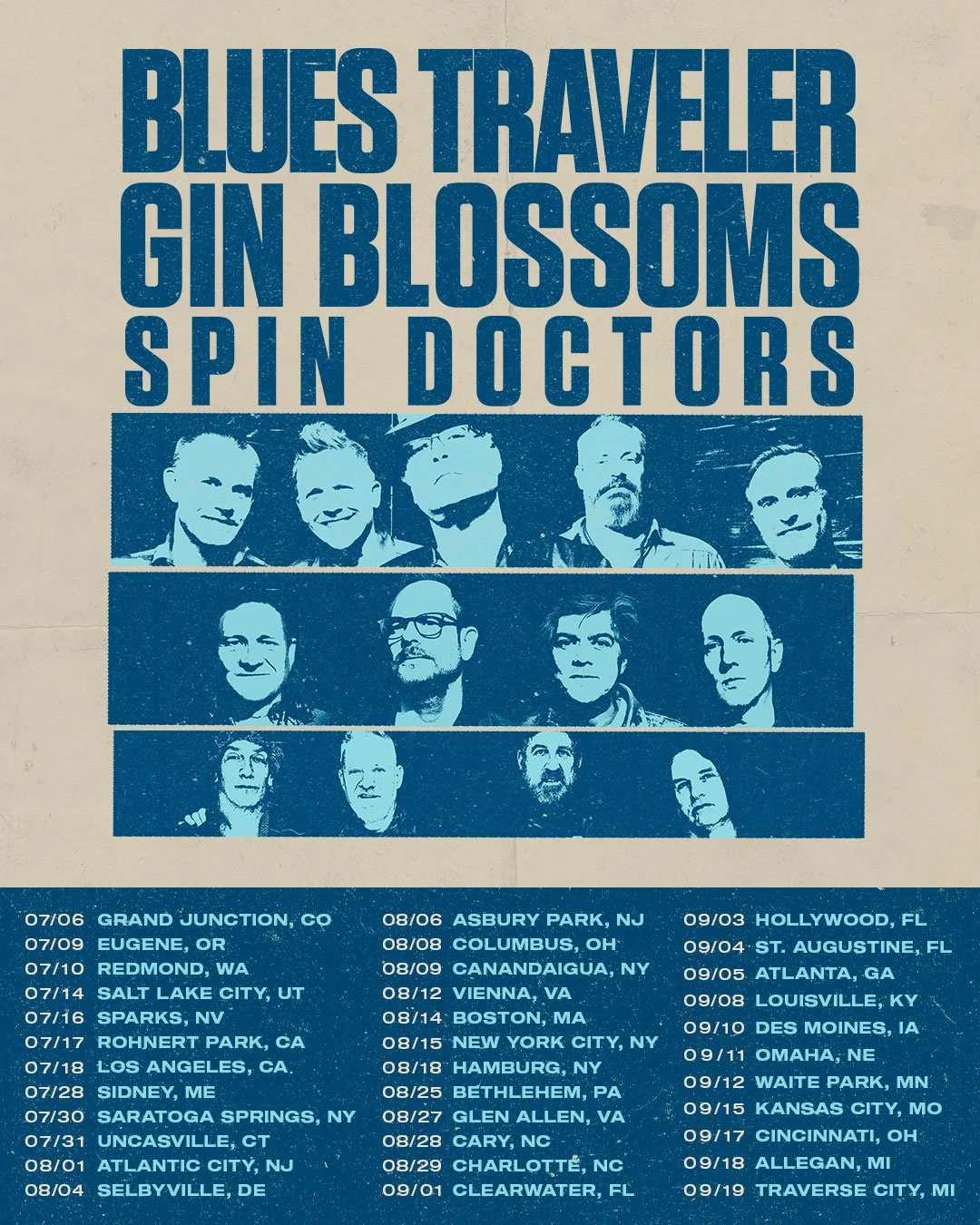 Spin Doctors, Blues Traveler + Gin Blossoms: Back by Popular Demand!