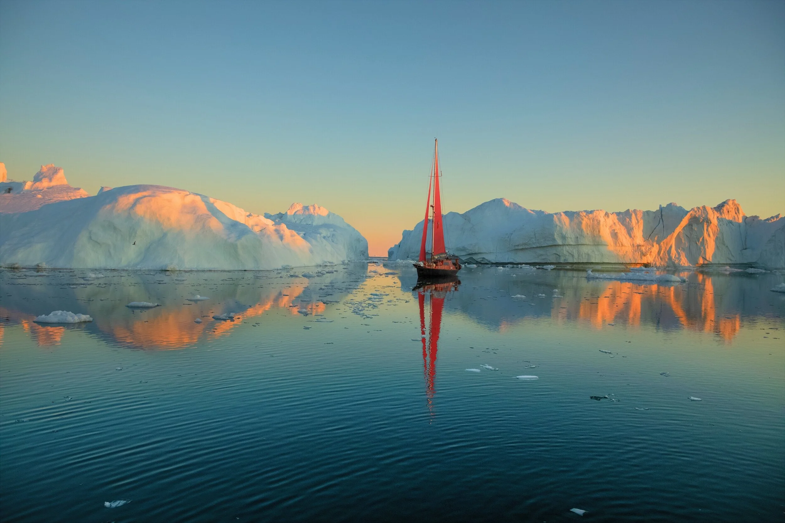 Arctic Reflections:Iceberg Photo:@AlexiAndreaBordenArtist:#SailingThruIcebergs.jpg