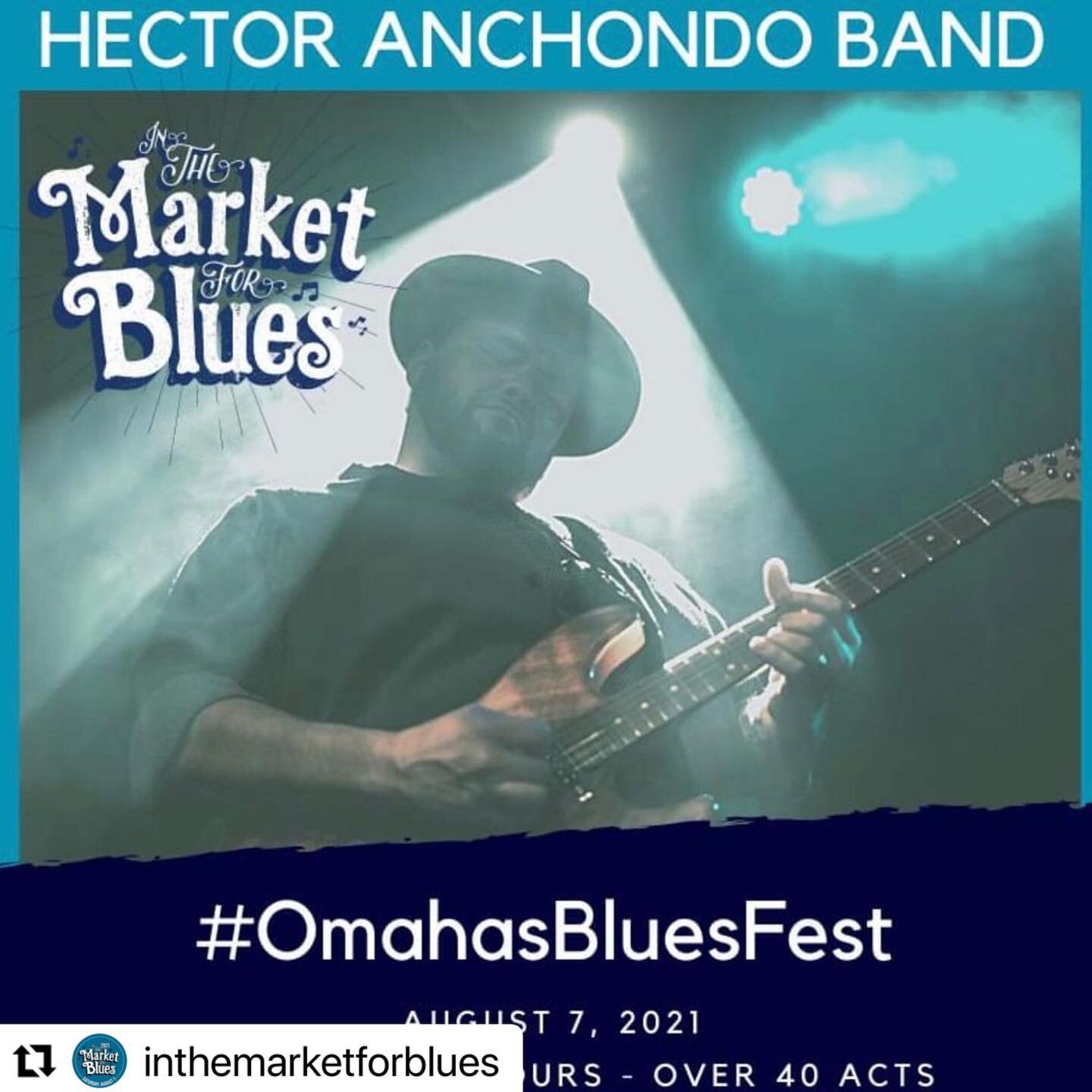 Mark your calendars for this years In The Market For Blues Festival, August 7th in Omaha, NE!  #omaha #omahane