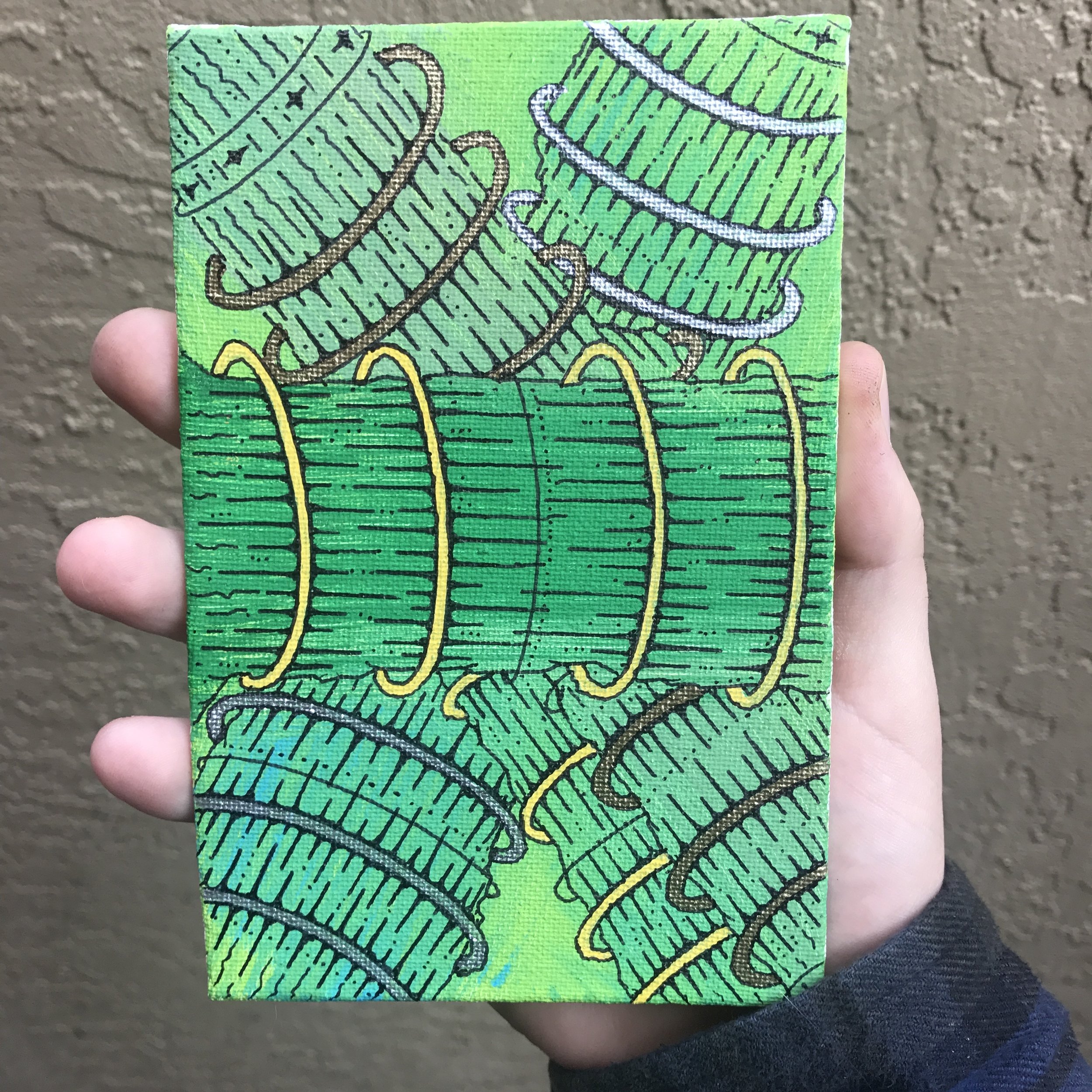  MolotowOne4all / Decocolor Paint Pen  Size: 4”x6”  Done on: Canvas Panel  Year: 2017  Available: No 