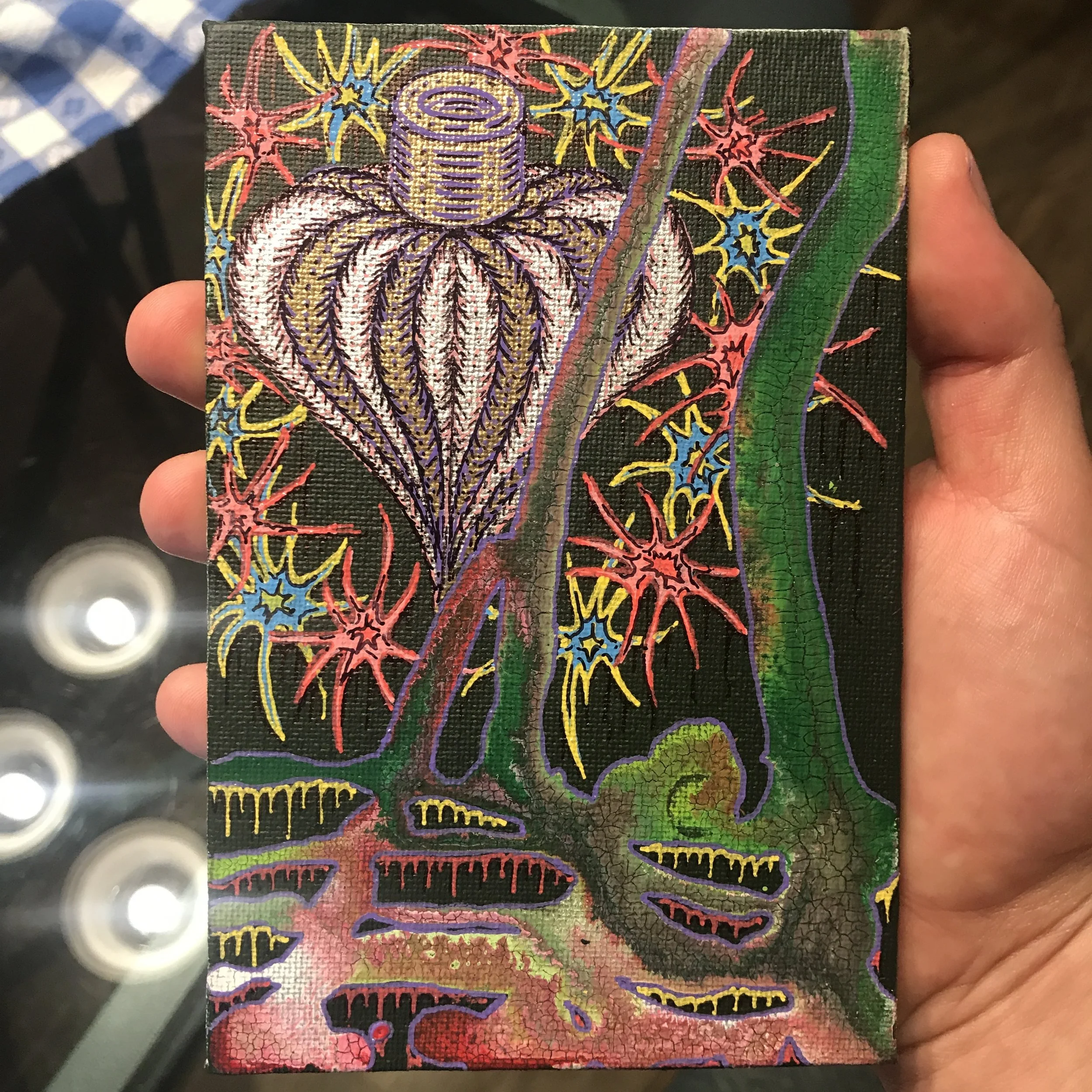  MolotowOne4all / Decocolor Paint Pen  Size: 4”x6”  Done on: Canvas Panel  Year: 2017  Available: No 