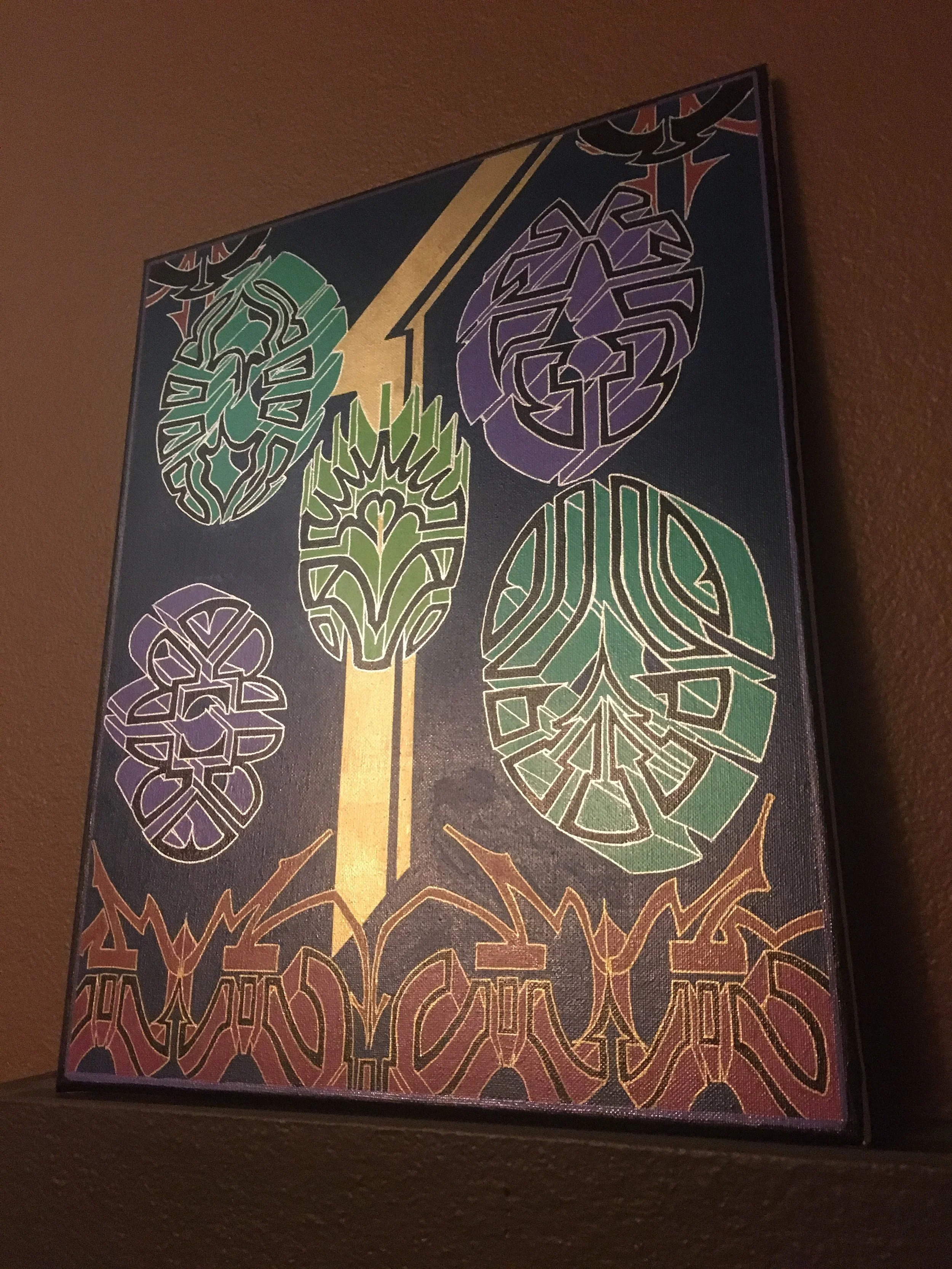  Decocolor Paint Pen  Size: 14”x18”  Done on: Canvas  Year: 2016  Available: No 