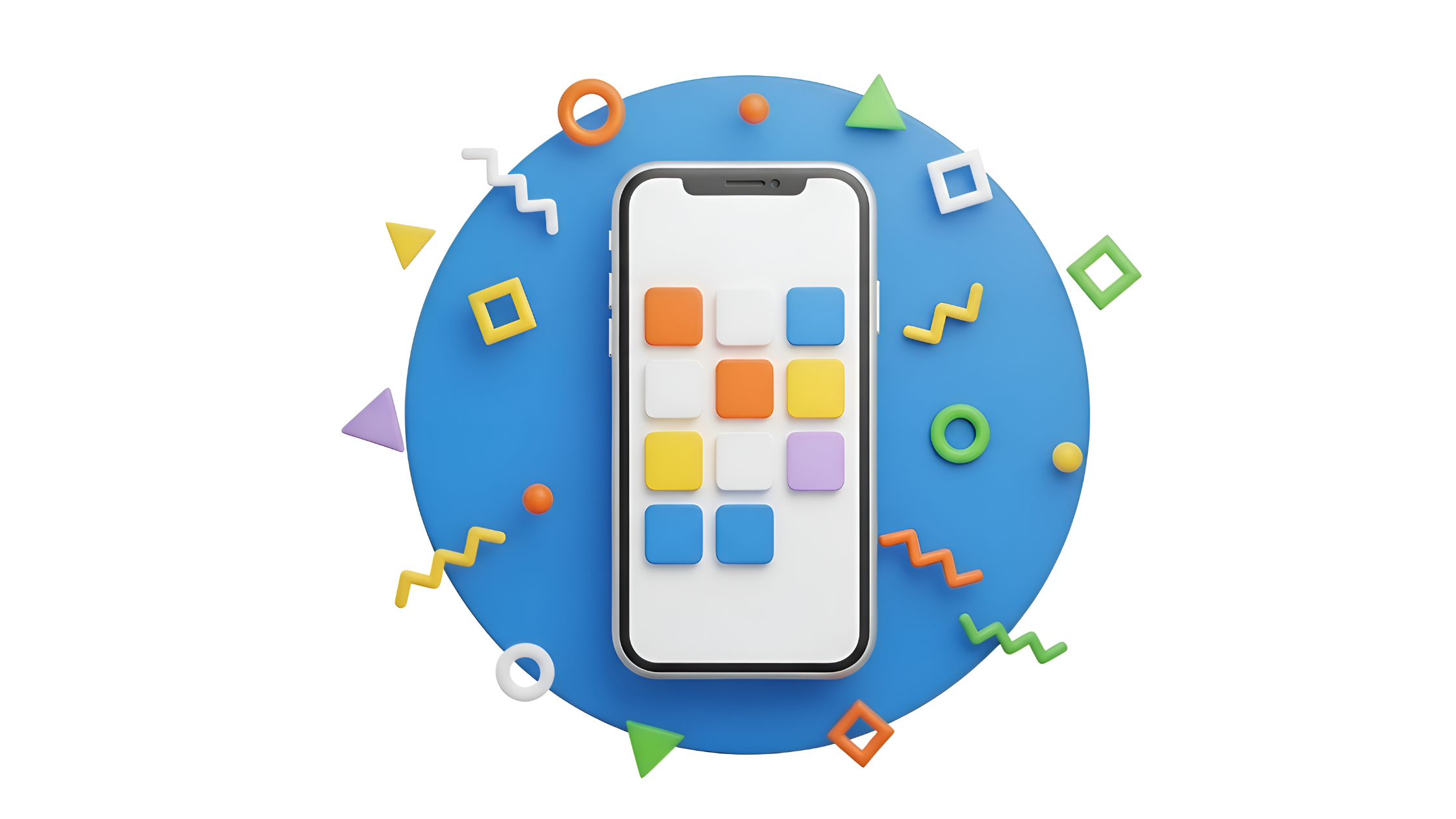 Colorful language learning app on a smartphone, representing gamified Spanish learning tools like Duolingo