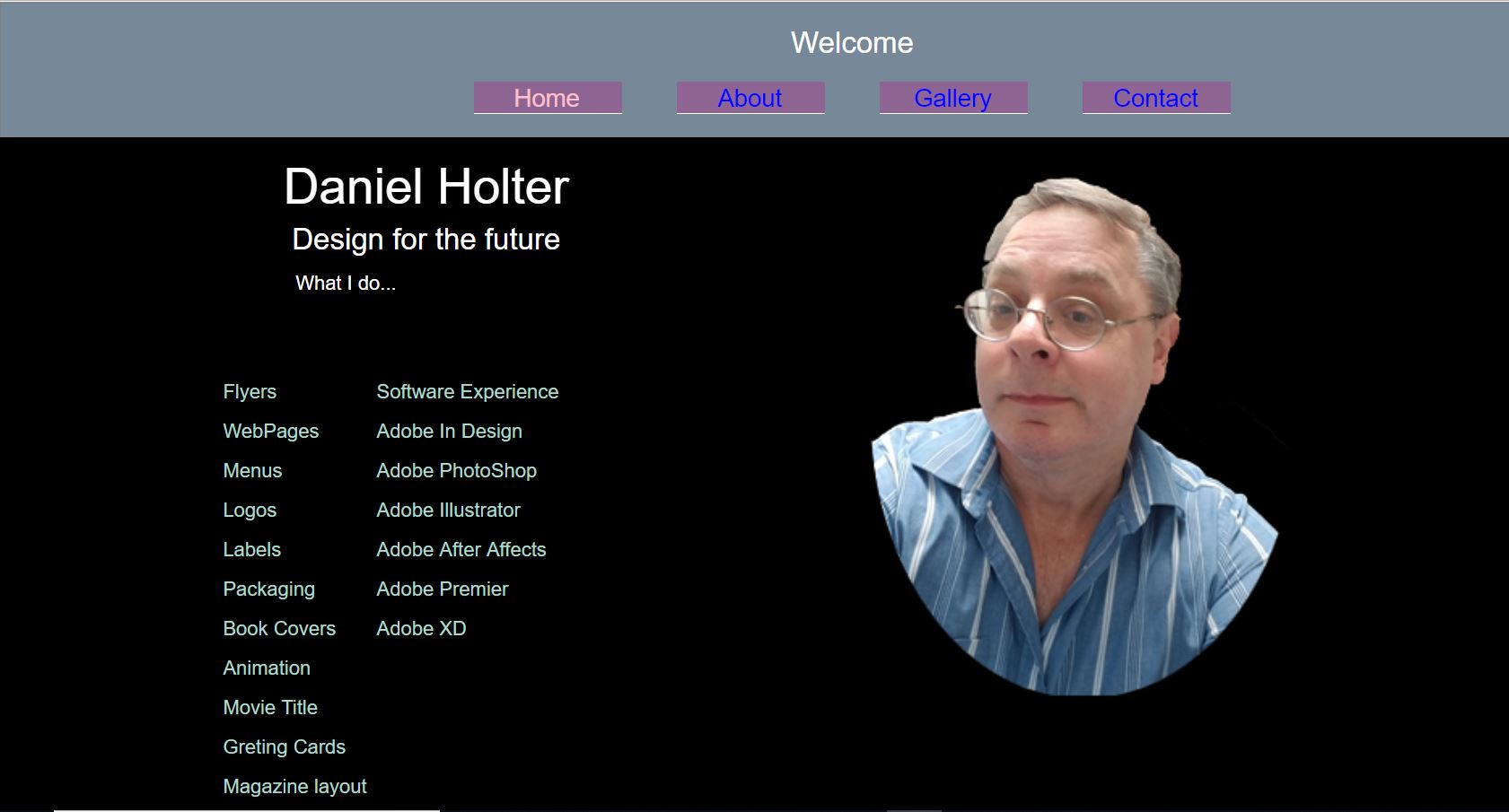  This is an image from the website I created for a school project. 