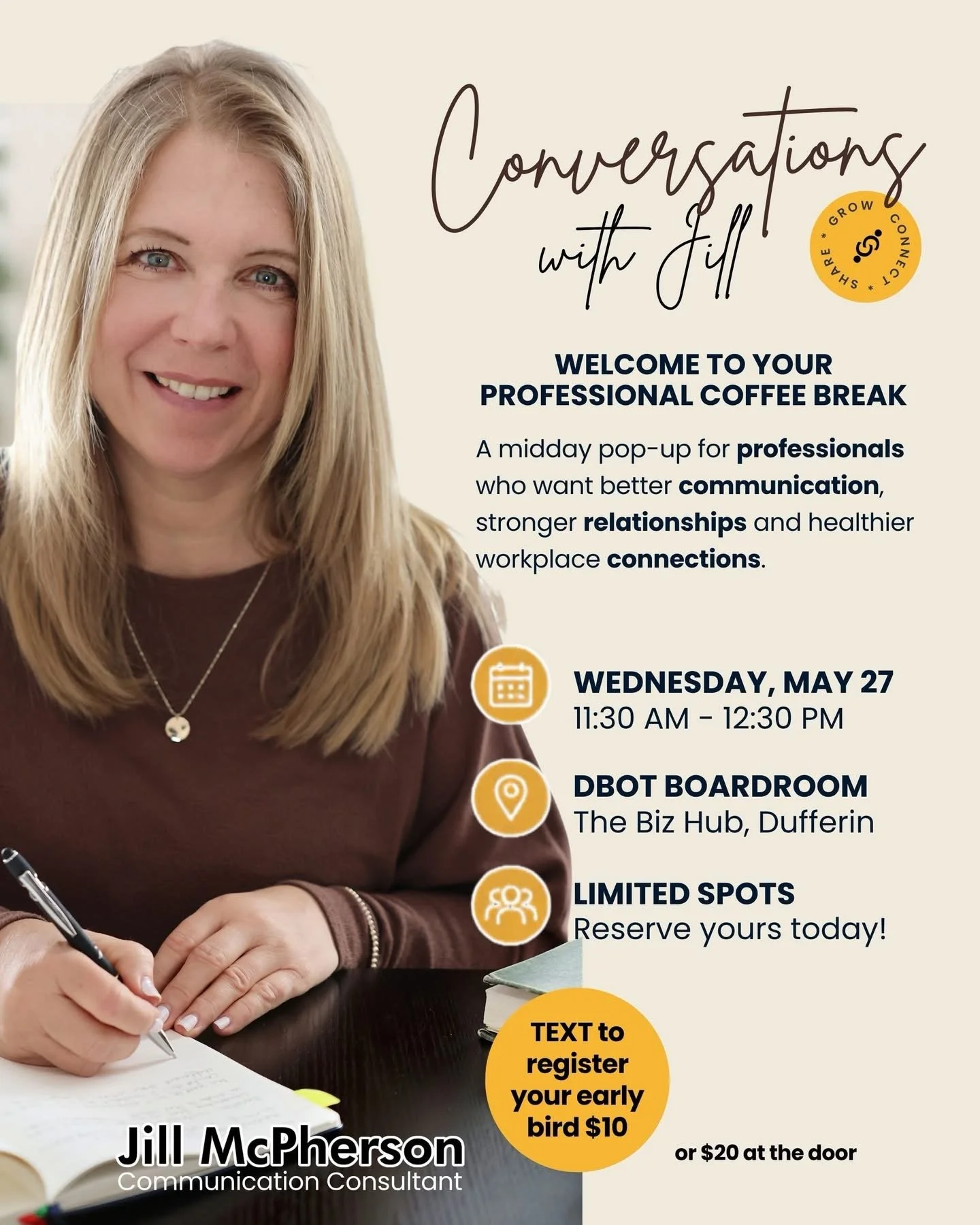 Pop Up Event: Conversations with Jill 