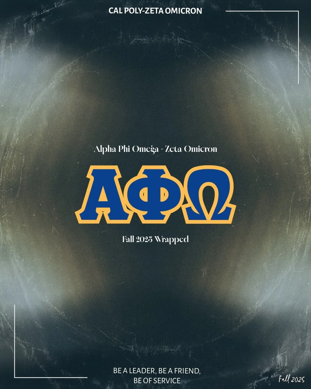 ✨Fall 2025 Wrapped!✨

Spotify has Wrapped. APO has Served.
Swipe for the service stats. 💛💙
