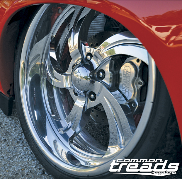 These Billet Specialties wheels look right at home on Redd Wud!