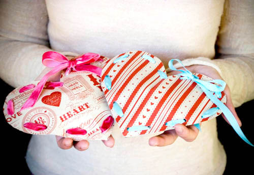 DIY Valentine Sewing Card Craft