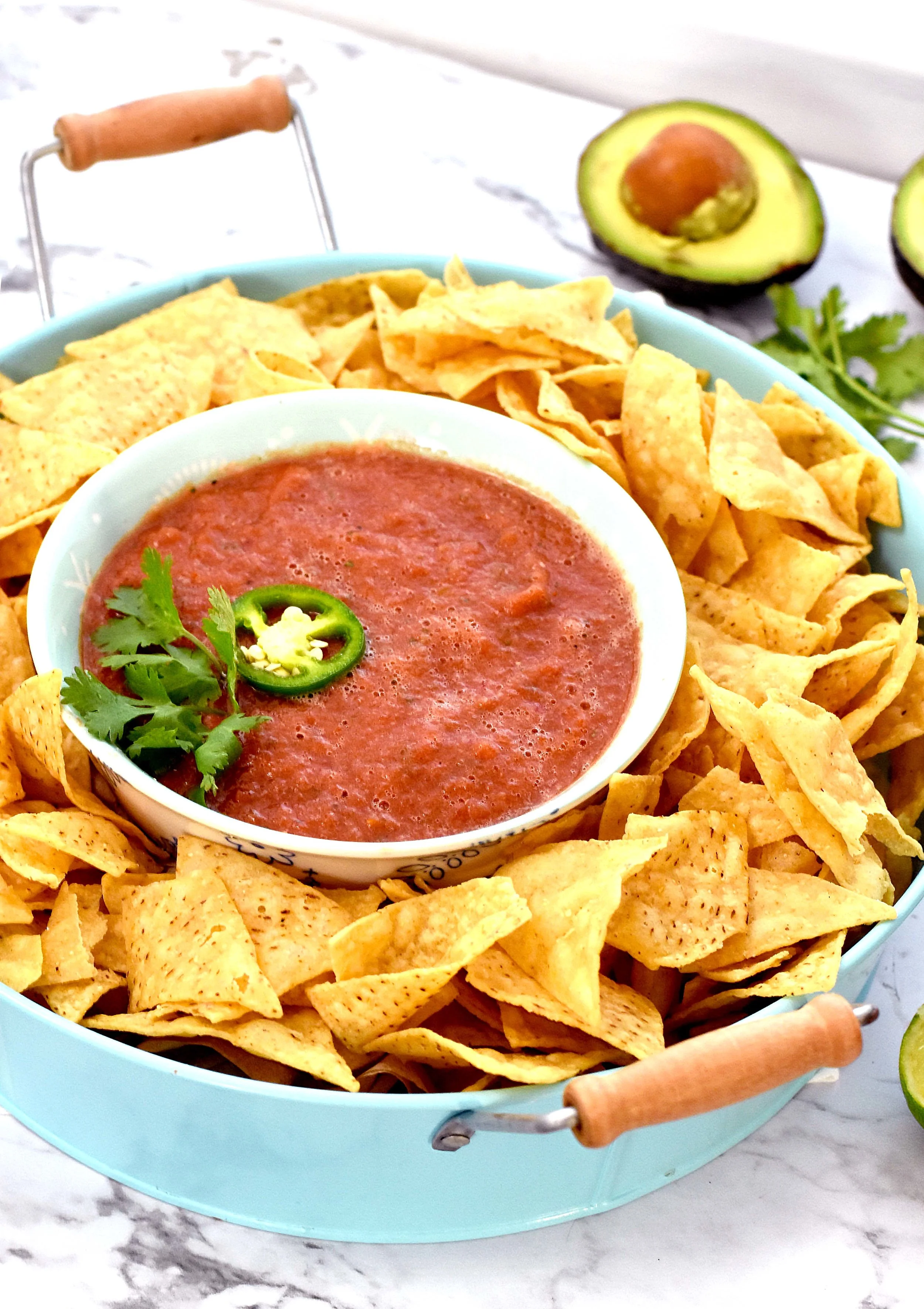 BEST BLENDER SALSA Recipe Make it in Less than 5 mintues!