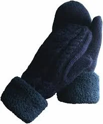 navy mittens