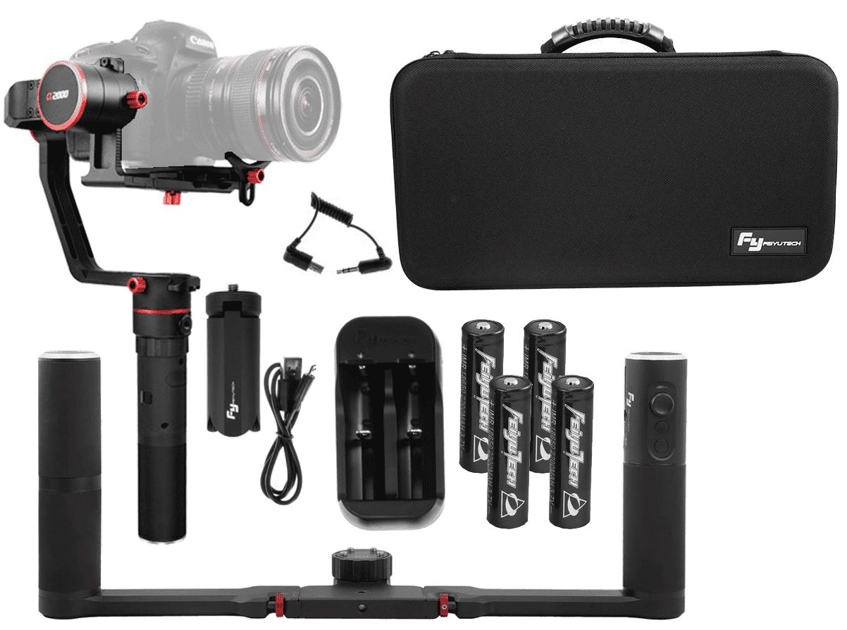 FEIYU TECH A2000 + FOLDABLE DUAL HANDLE