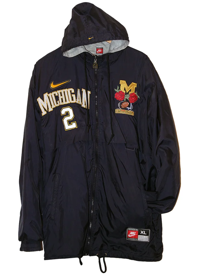 1998 Nike Rose Bowl x Charles Woodson Michigan Team Jacket Size: XL