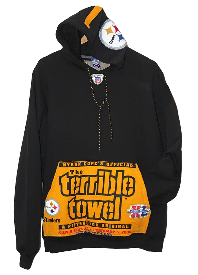 Super Bowl XL Terrible Towel Hoodie Size: XL