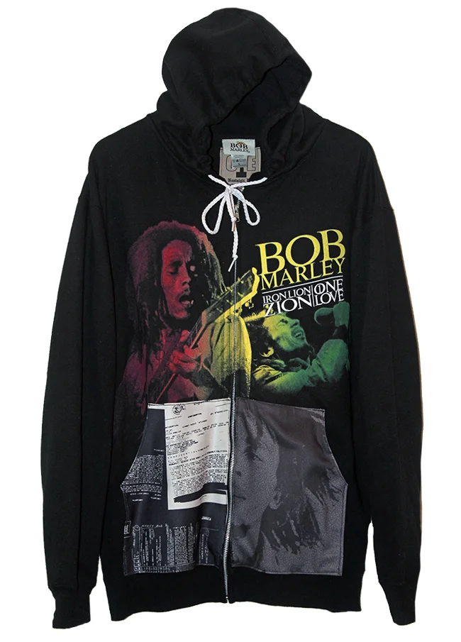 Bob Marley One Love Hooded Zip-Up Size: XL