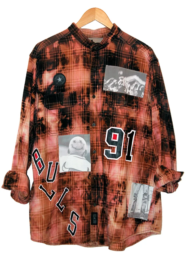 Cobain x Rodman x Converse Flannel Size: XL