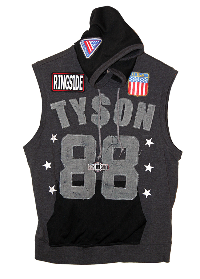 Tyson vs. Spinks Sleeveless Hoodie Size: M