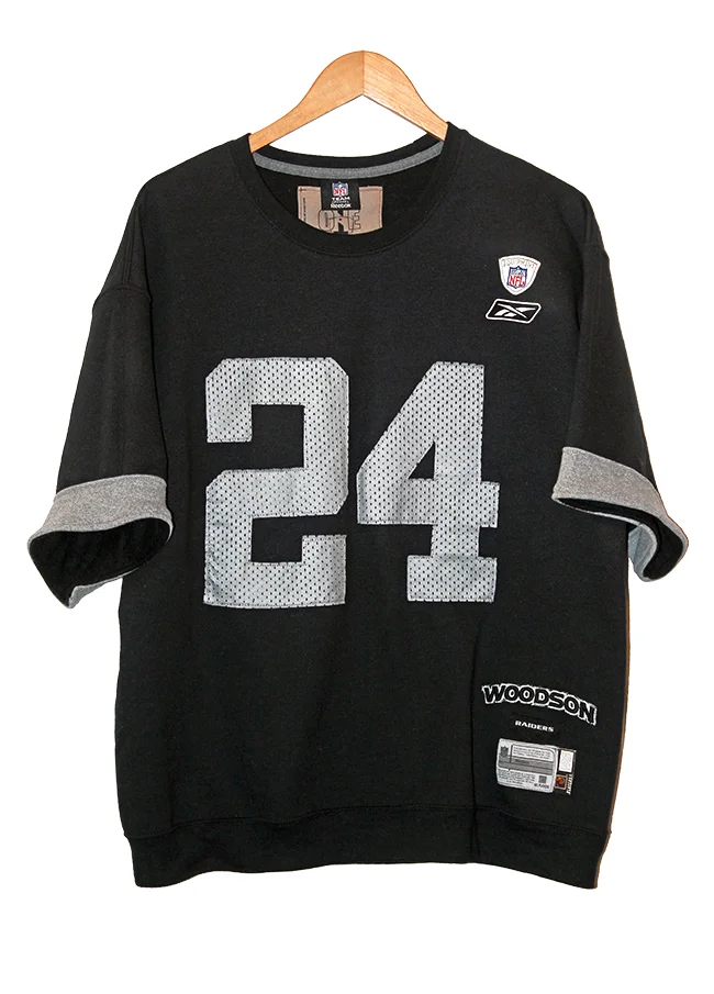 Charles Woodson '99 Oakland Raiders x Reebok Sweatshirt Size: L