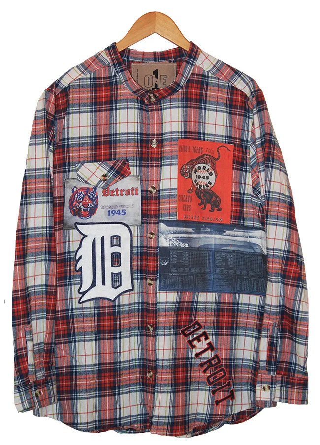 Detroit Tigers 1945 World Series Flannel Size: XL