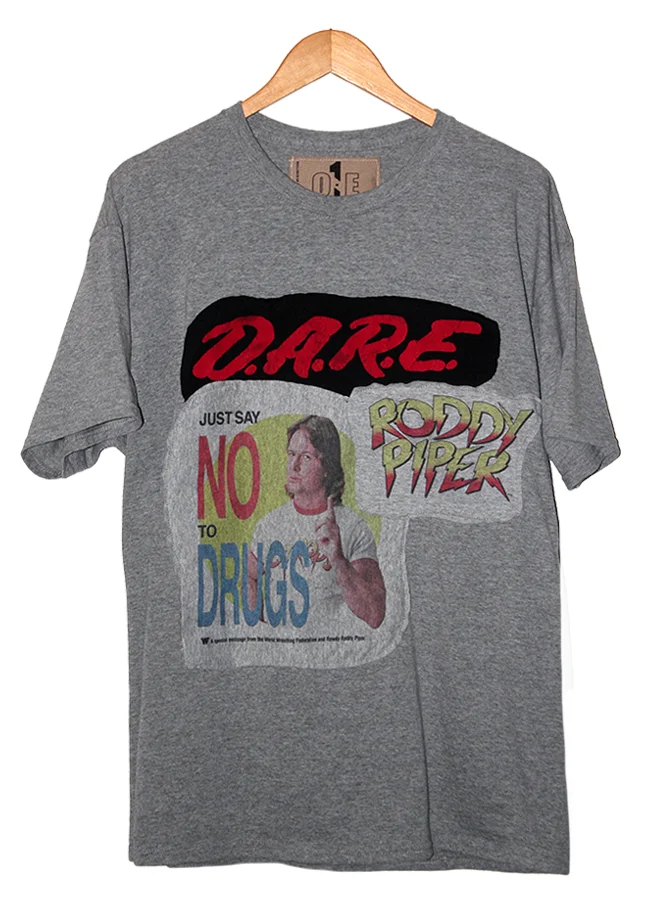 D.A.R.E x Roddy Piper Just Say No PSA Tee Size: XL