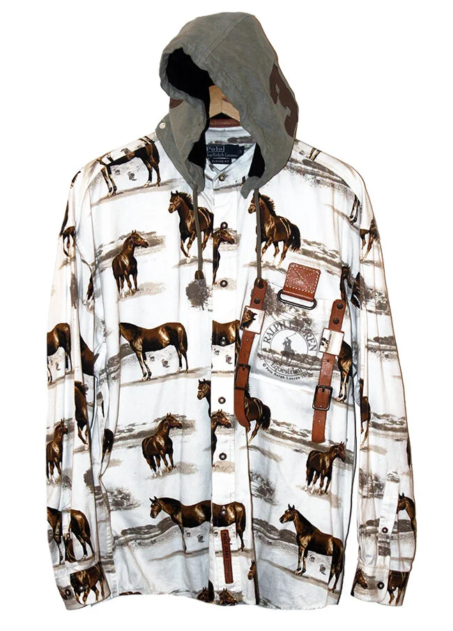 Ralph Lauren Vintage 1989 Equestrian Woven Size: XL