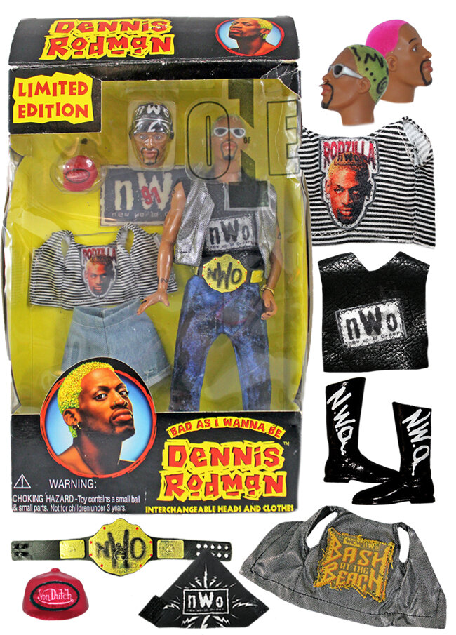 Dennis Rodman x WCW/NWO Bash At The Beach 12" Figure 