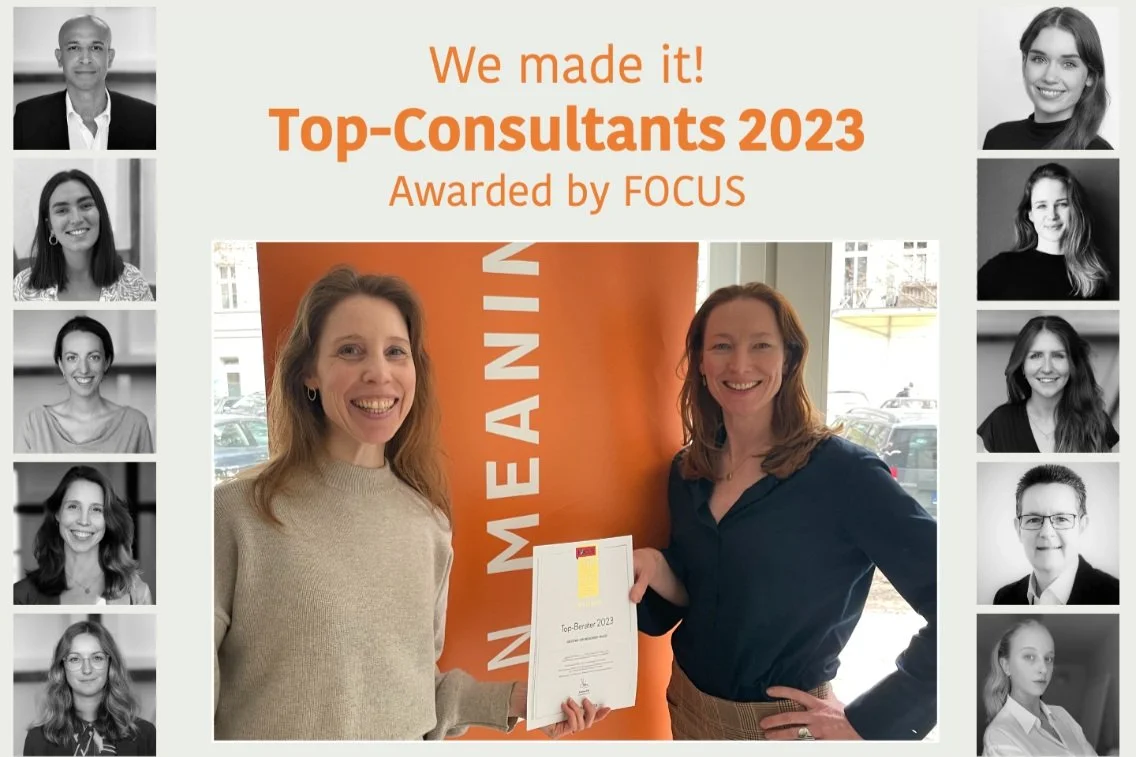 RETURN ON MEANING is one of the TOP-Consultancies 2023, awarded and recommended by FOCUS