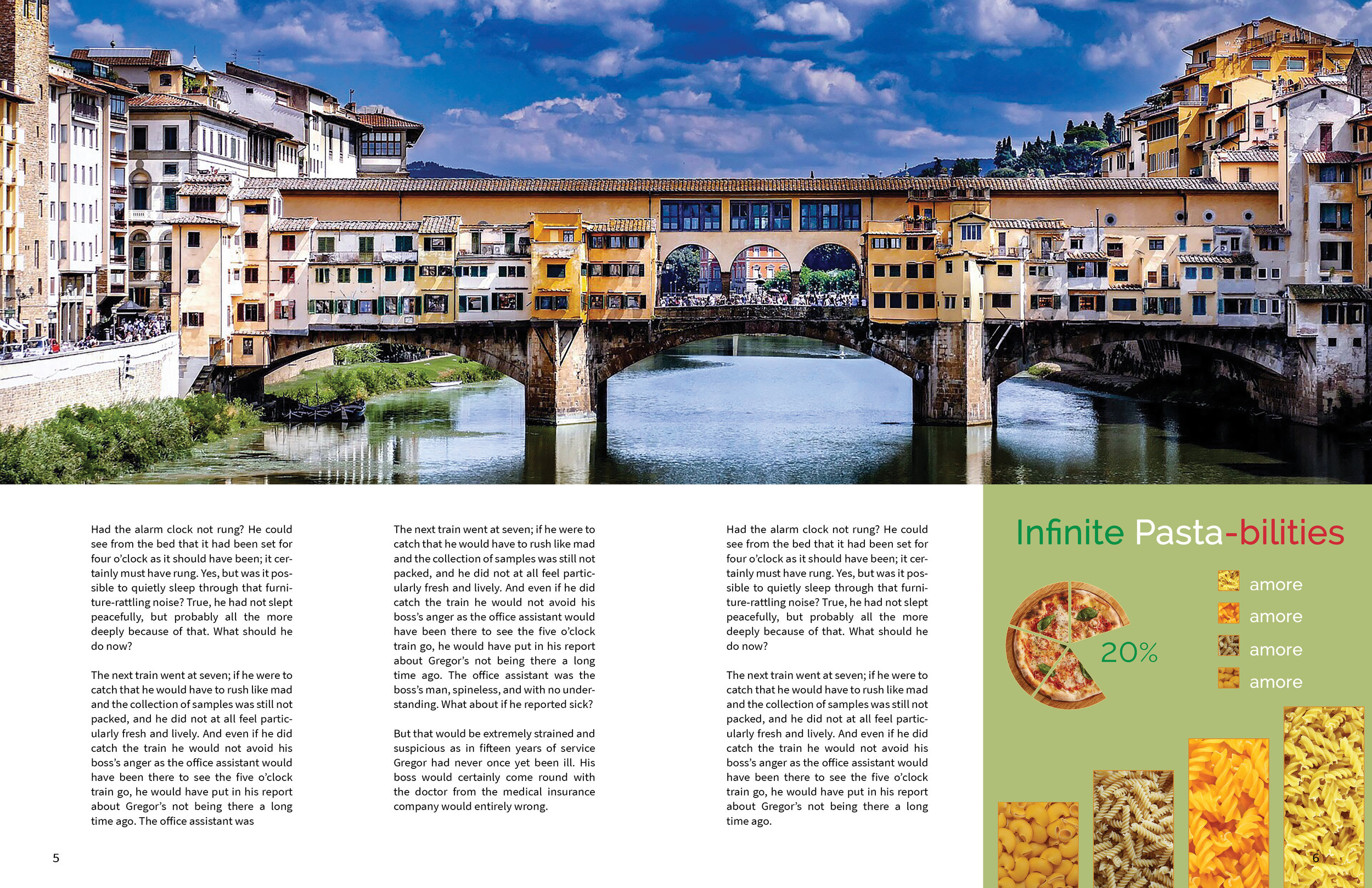 Magazine Spread Pages (5 & 6)