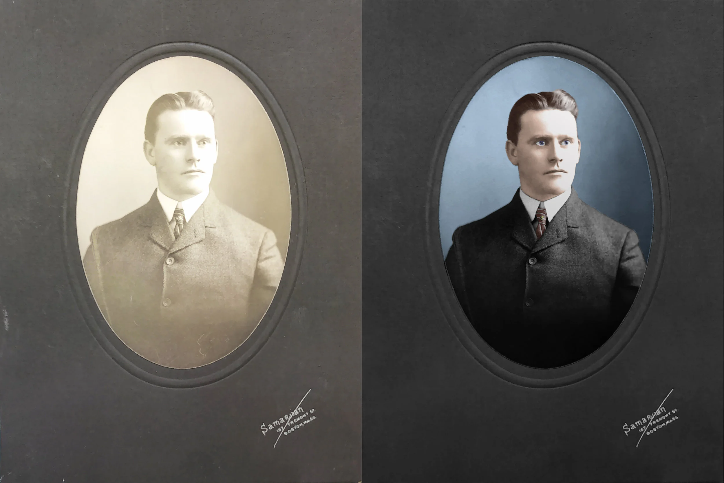 My Great Uncle John Photo Colorized