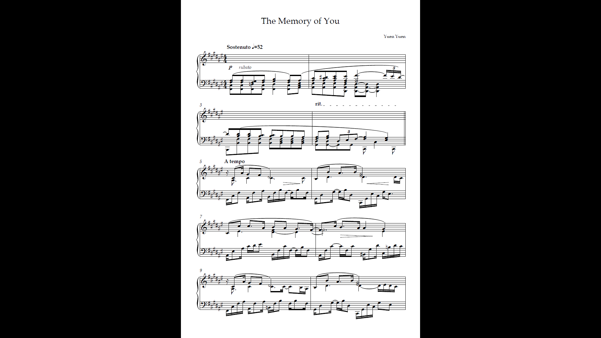 The Memory of You