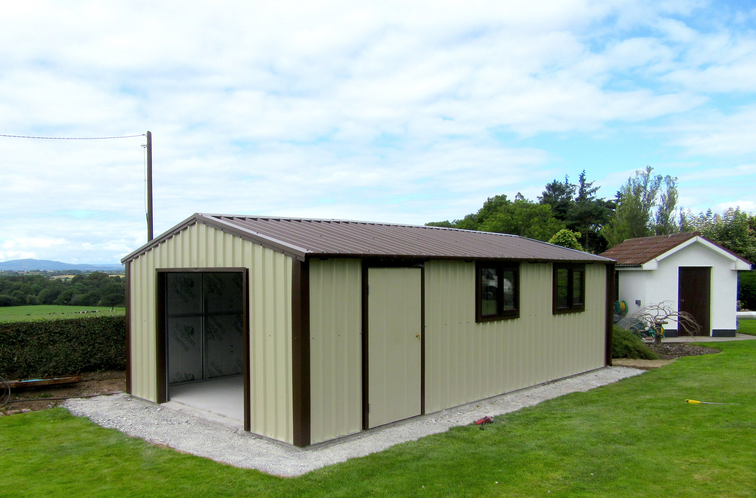 Steel Garages Heavy Duty Garages A1 Sheds