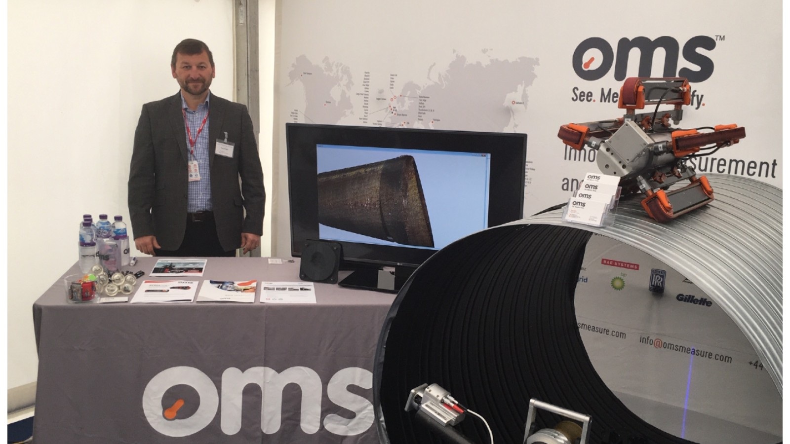 Paul Eagle showcasing our stand at our most recent Event