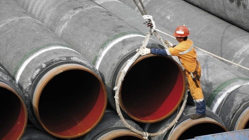 Nord Stream 2 pipe