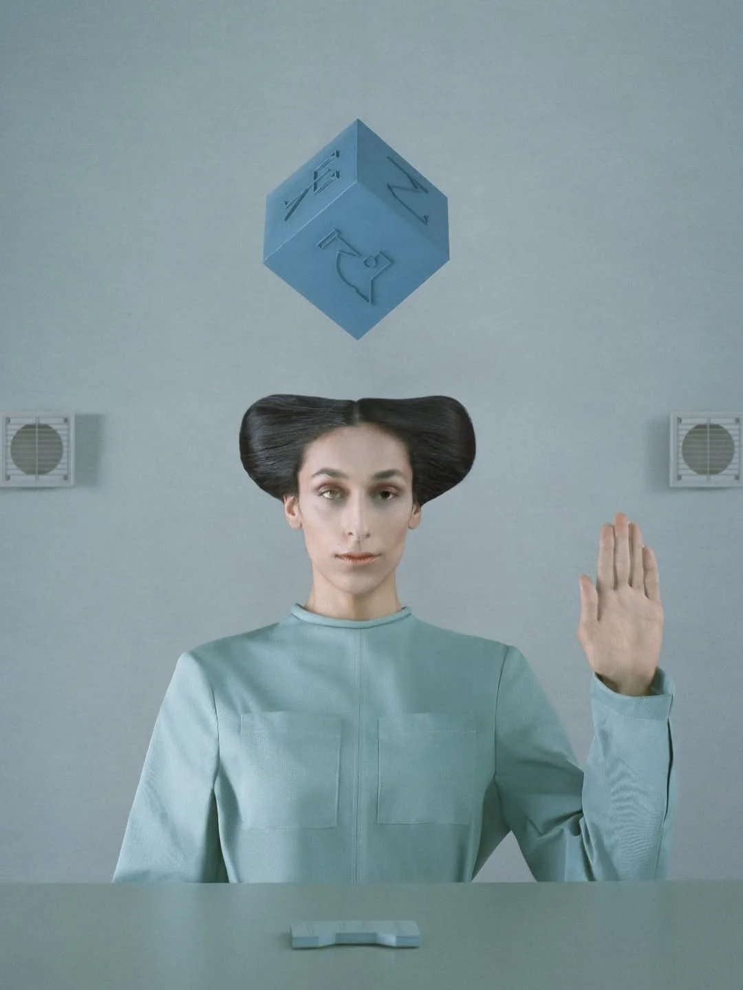 Futuristic analogue photo