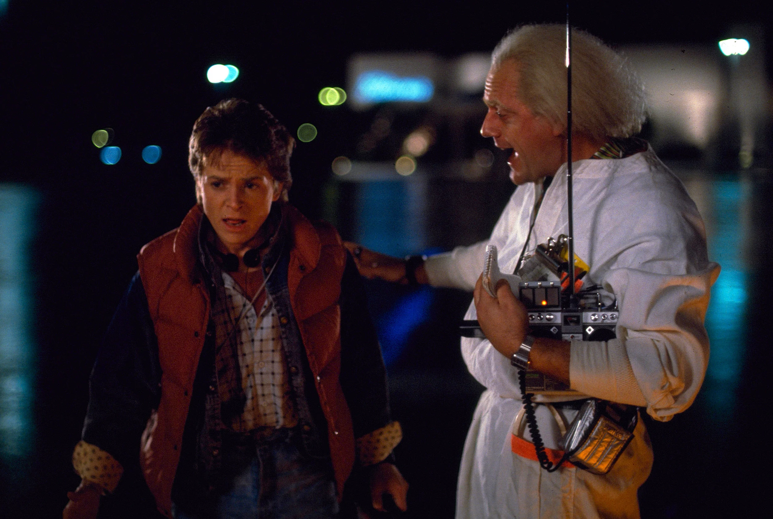 Michael J. Fox and Christopher Lloyd