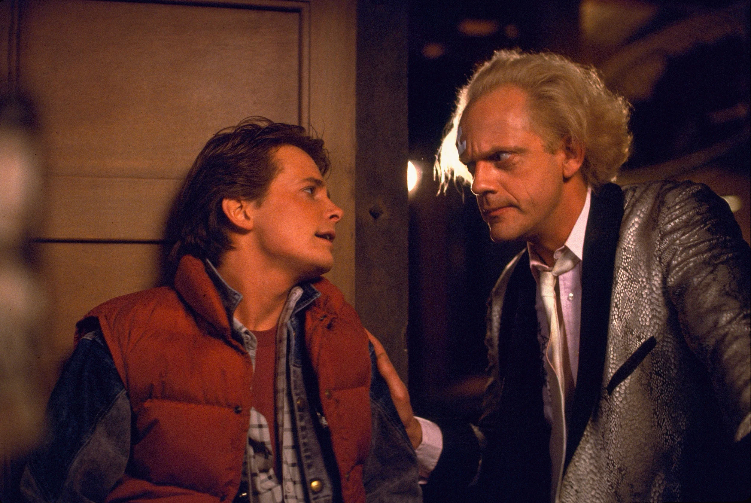 Michael J. Fox and Christopher Lloyd