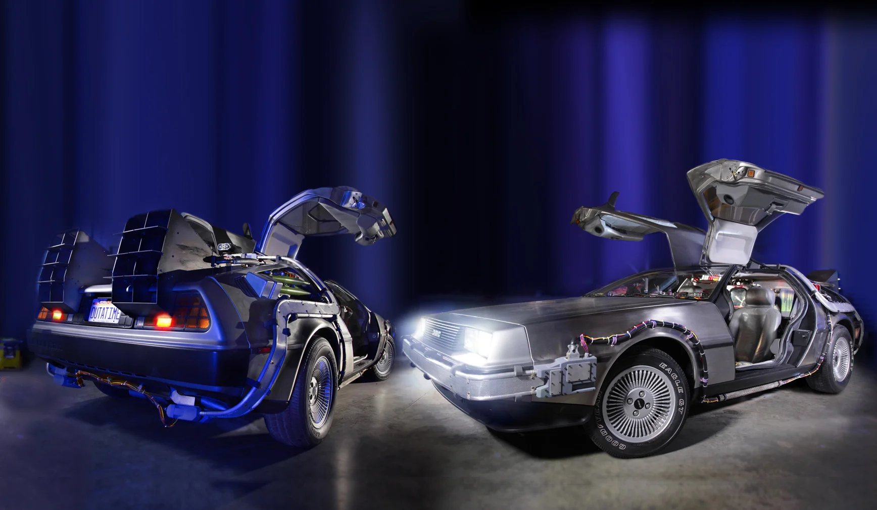 the delorean time machine