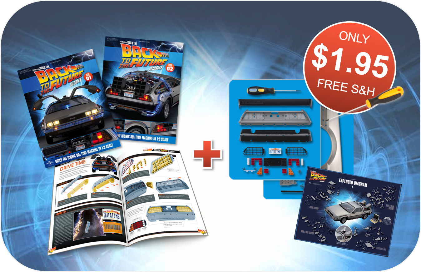 Get your first two issues (model parts* and magazines) for only $1.95 (FREE S&amp;H). For a limited time only – new subscribers also get an exploded diagram poster completely FREE!