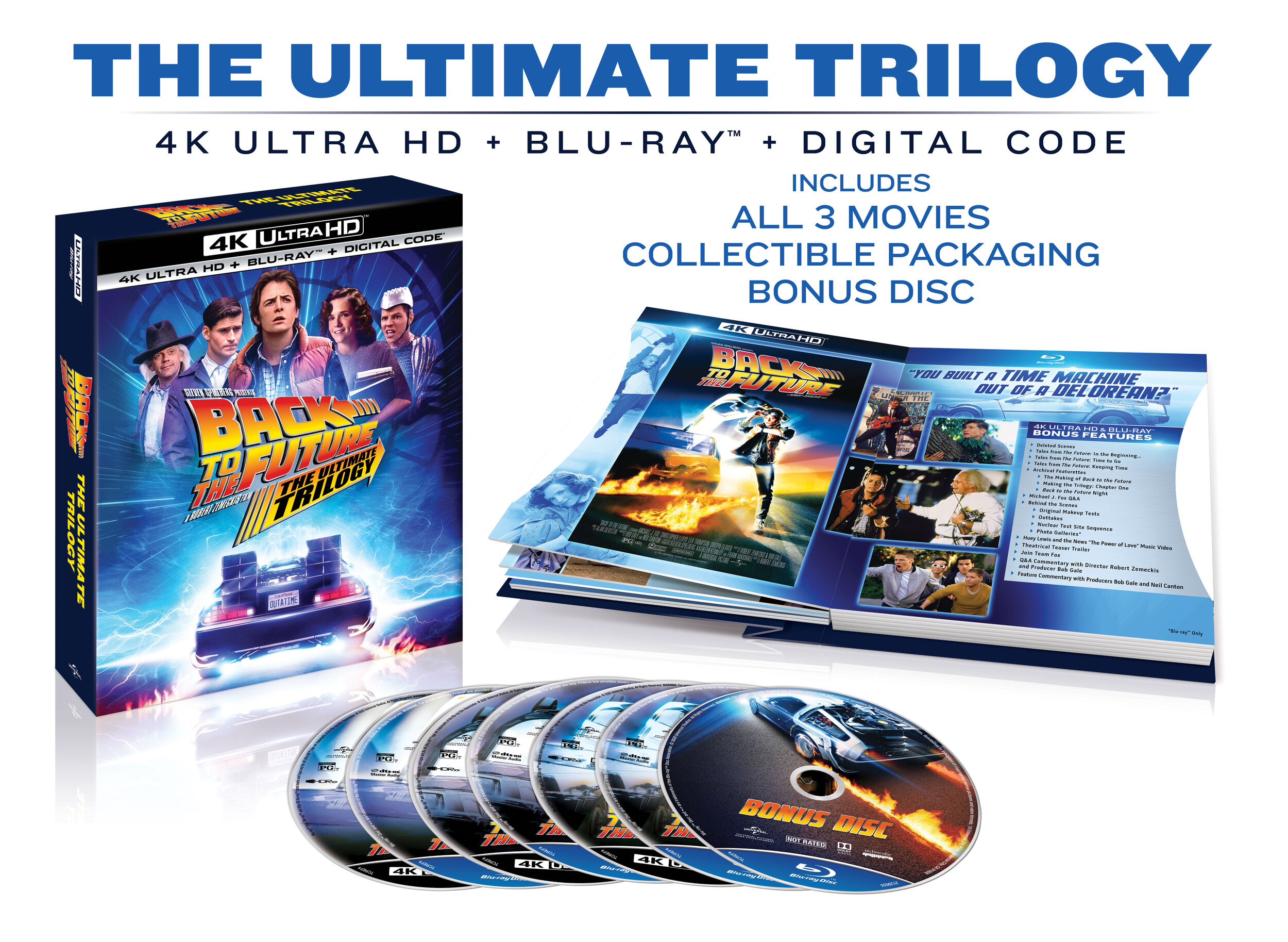 Back to the Future: The Ultimate Trilogy (4K UHD + Blu-ray + Digital)