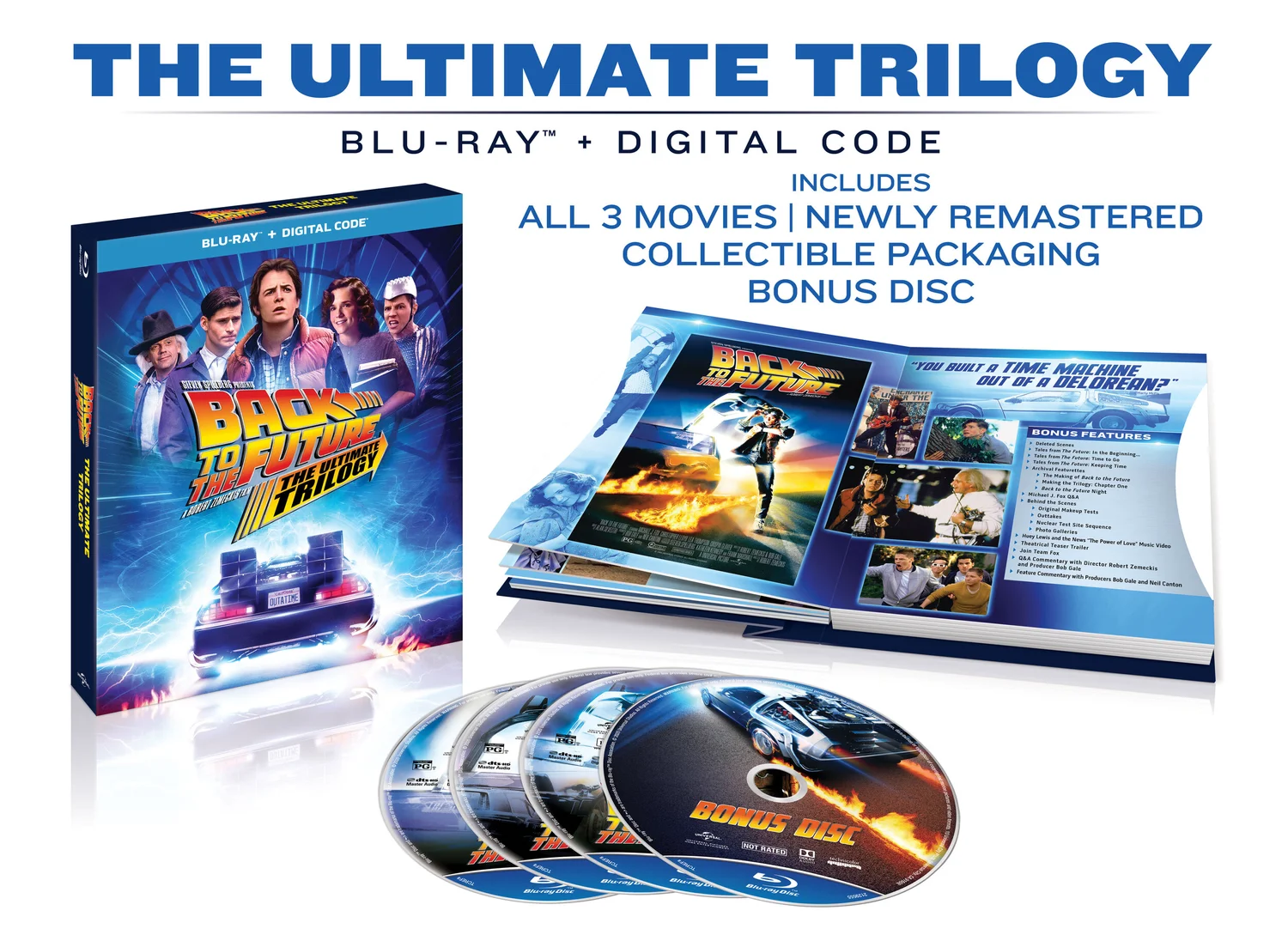 Back To The Future Trilogy One Of The Biggest Motion Picture Trilogies Comes To 4k Ultra Hd For The First Time Ever