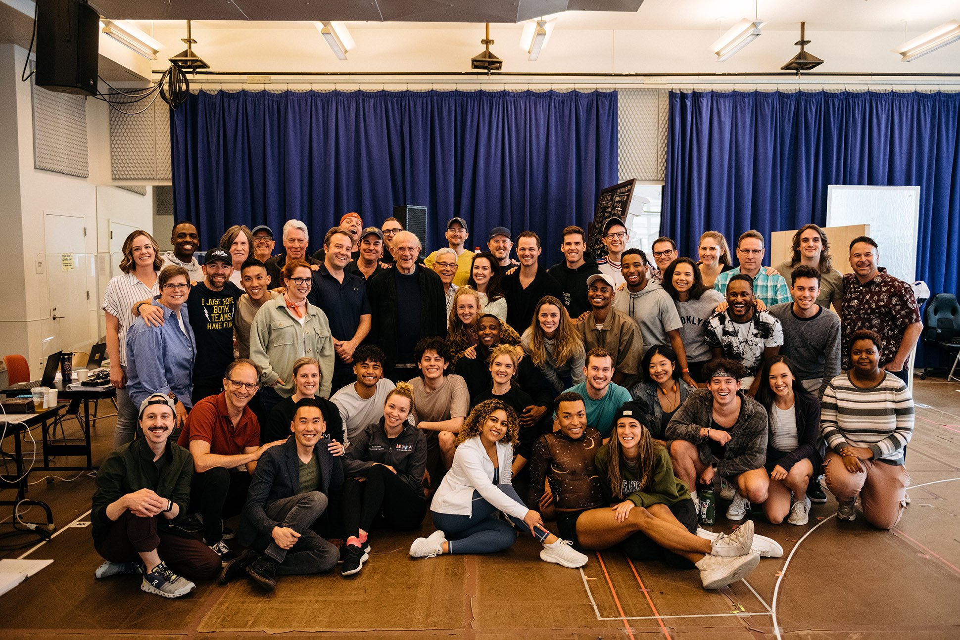 CHRISTOPHER LLOYD with the company of BACK TO THE FUTURE on Broadway 